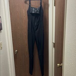 Fashion Nova Sleek Black Jumpsuit